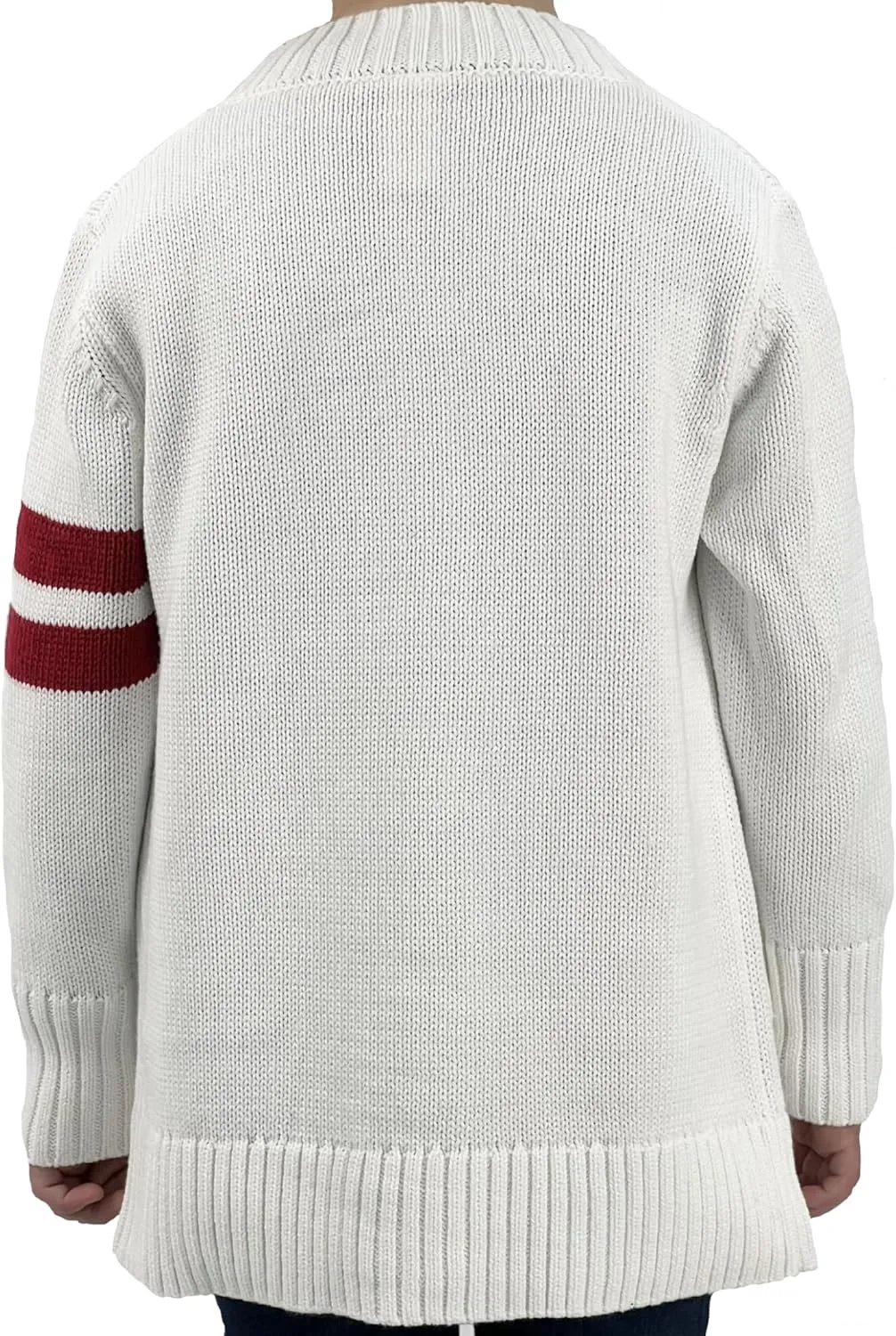 Hip Hop 50s Shop Boys 1950s Retro Knit Varsity Letterman Cardigan Sweater for Kids and Toddlers
