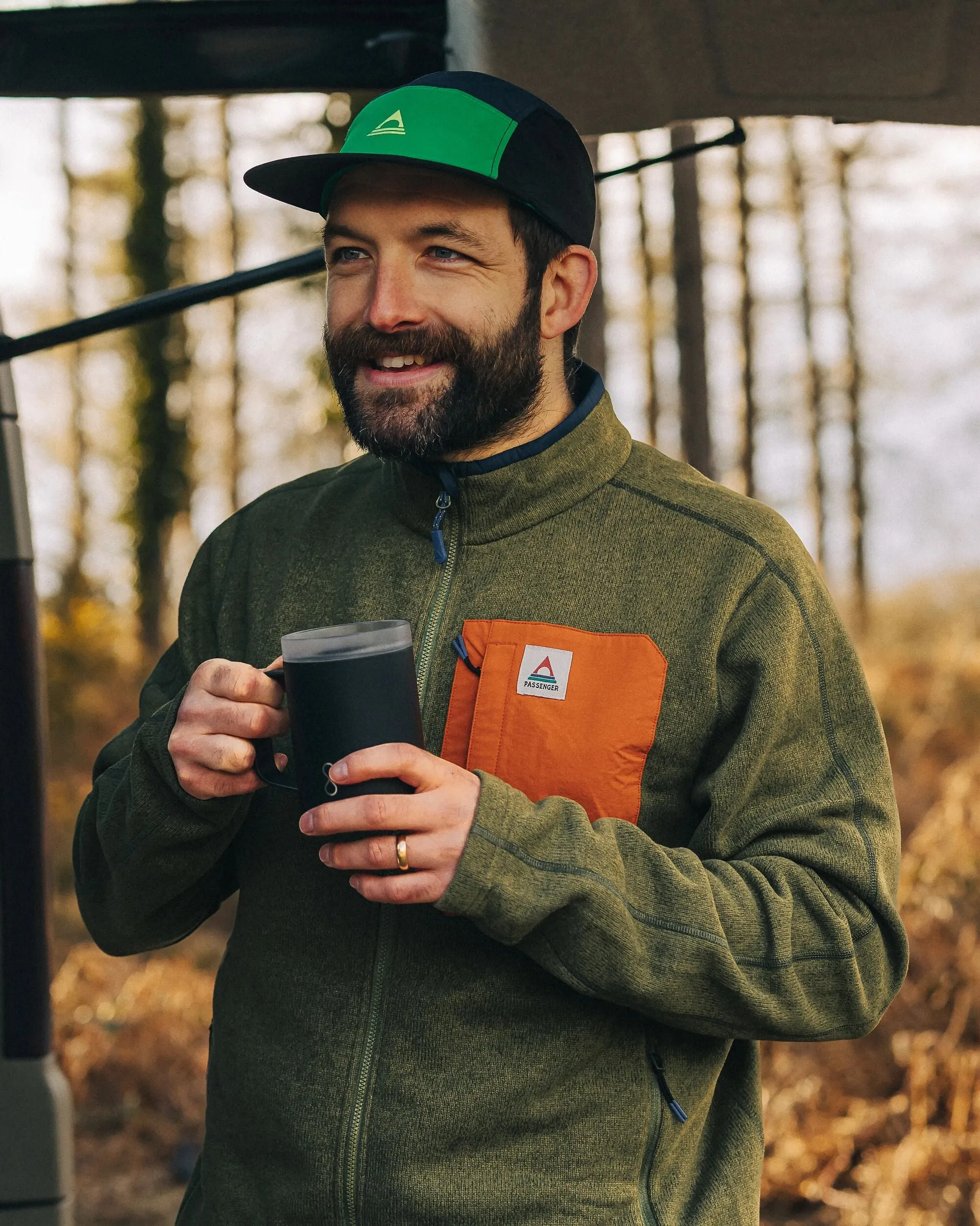 Hudson Recycled Polartec Fleece - Khaki