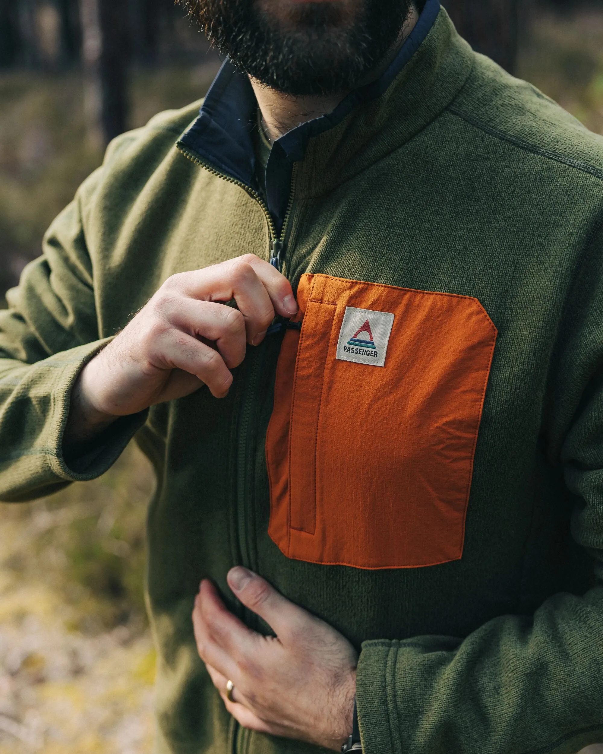 Hudson Recycled Polartec Fleece - Khaki