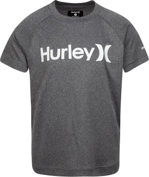 Hurley Boys' UPF 50  Rash Guard Swim Shirt