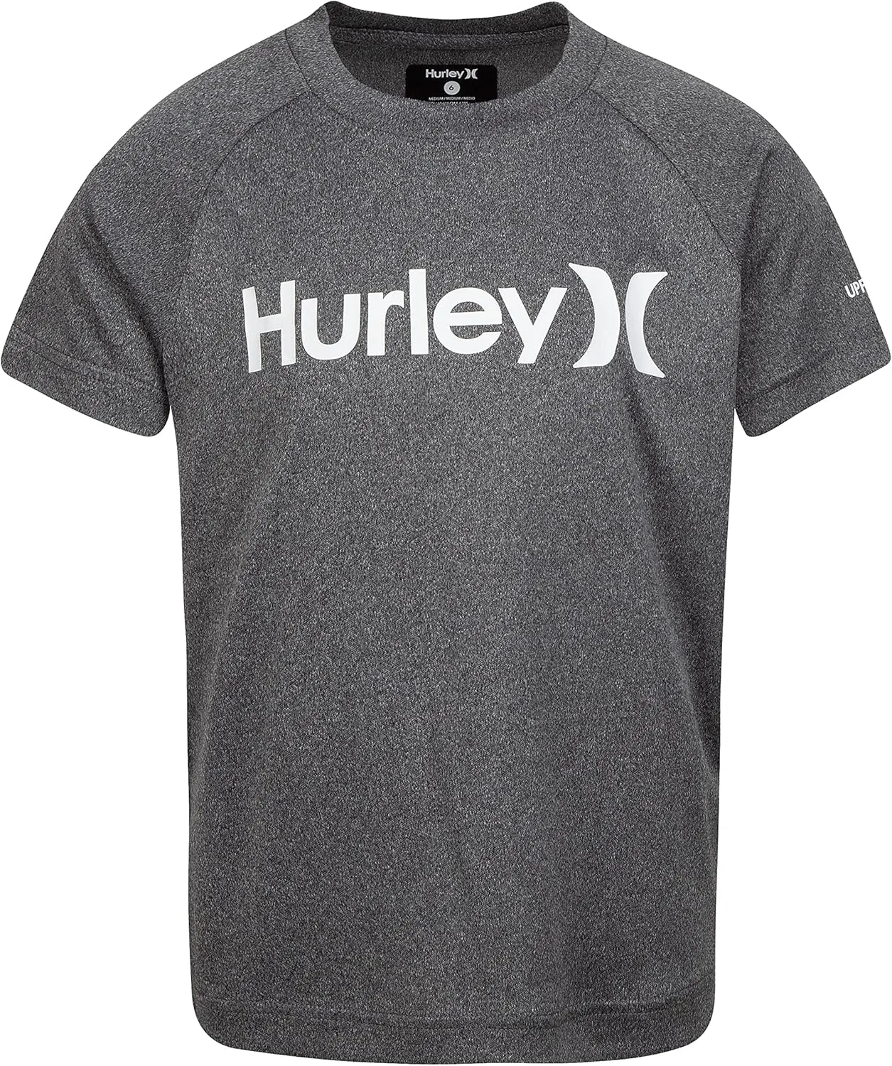 Hurley Boys' UPF 50  Rash Guard Swim Shirt