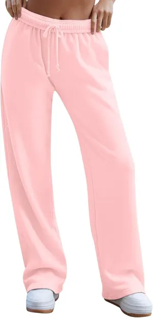 Jogger Scrubs for Women Palazzo Workout Casual High Waisted Sweatpants Athletic with
