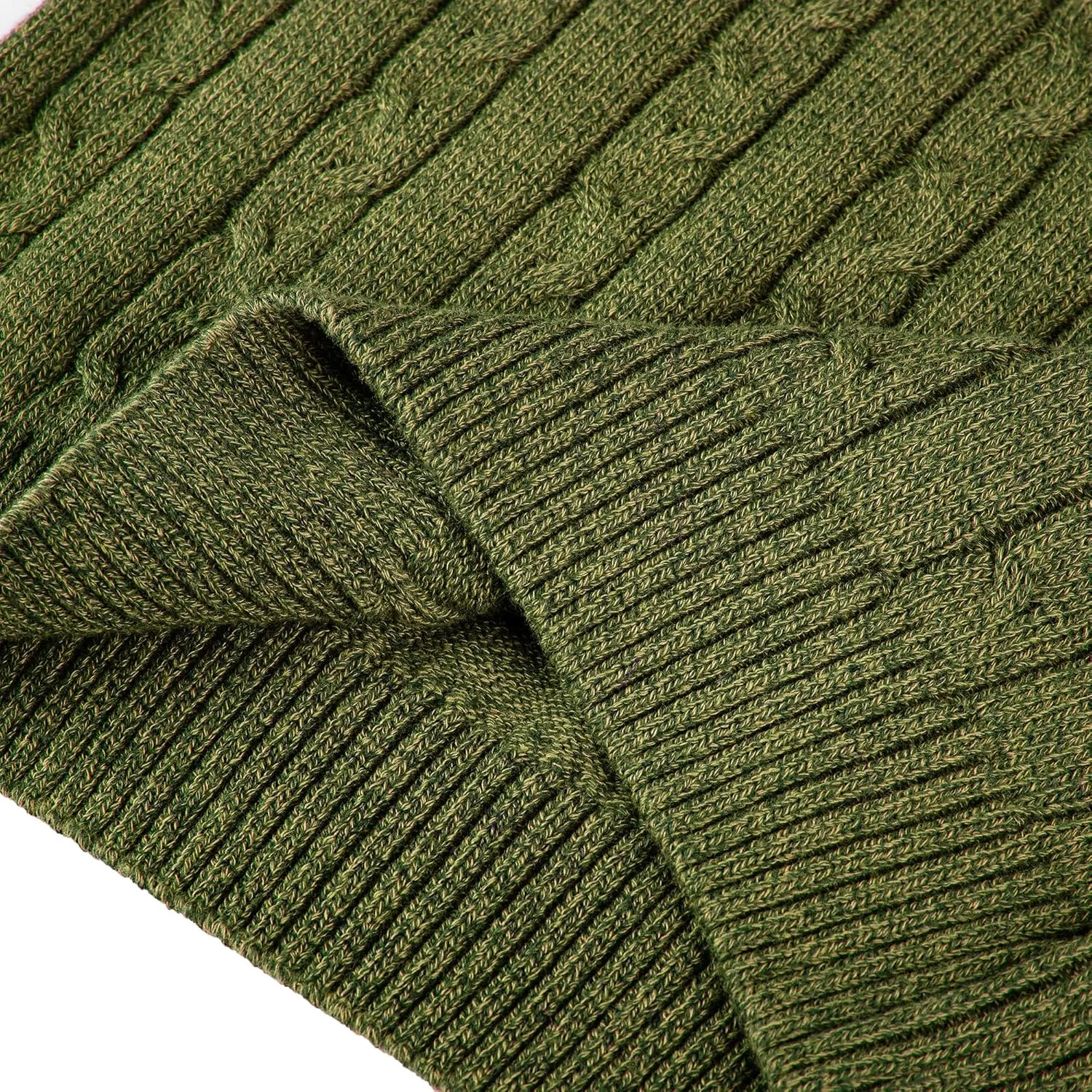 Kid Nation Boys Sweater 100% Cotton Quarter Zip Sweater Kids Cable Knit Casual Pullover (Previously Amazon Essentials)