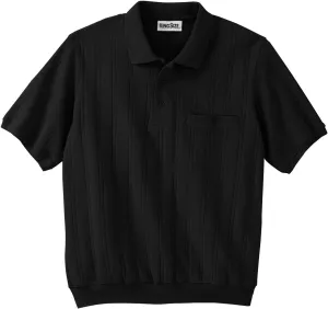 KingSize Men's Big & Tall Banded Bottom Polo Shirt