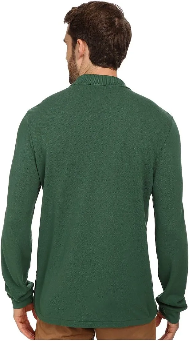 Lacoste Mens Classic Long Sleeve Pique Polo Shirt