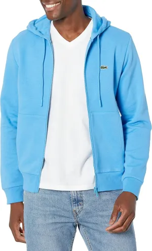 Lacoste Mens Ls Solid Full Zip