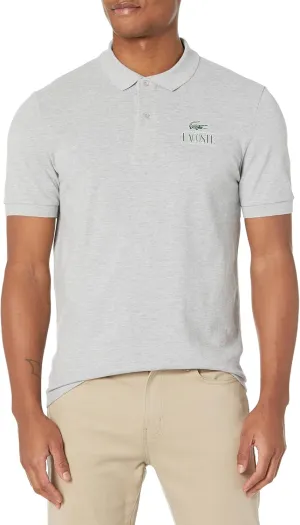 Lacoste Men's Short Sleeve Croc Graphic Polo Shirt