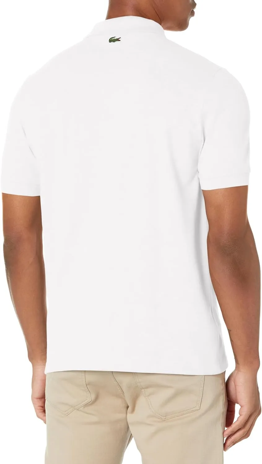 Lacoste Men's Short Sleeve Croc Graphic Polo Shirt