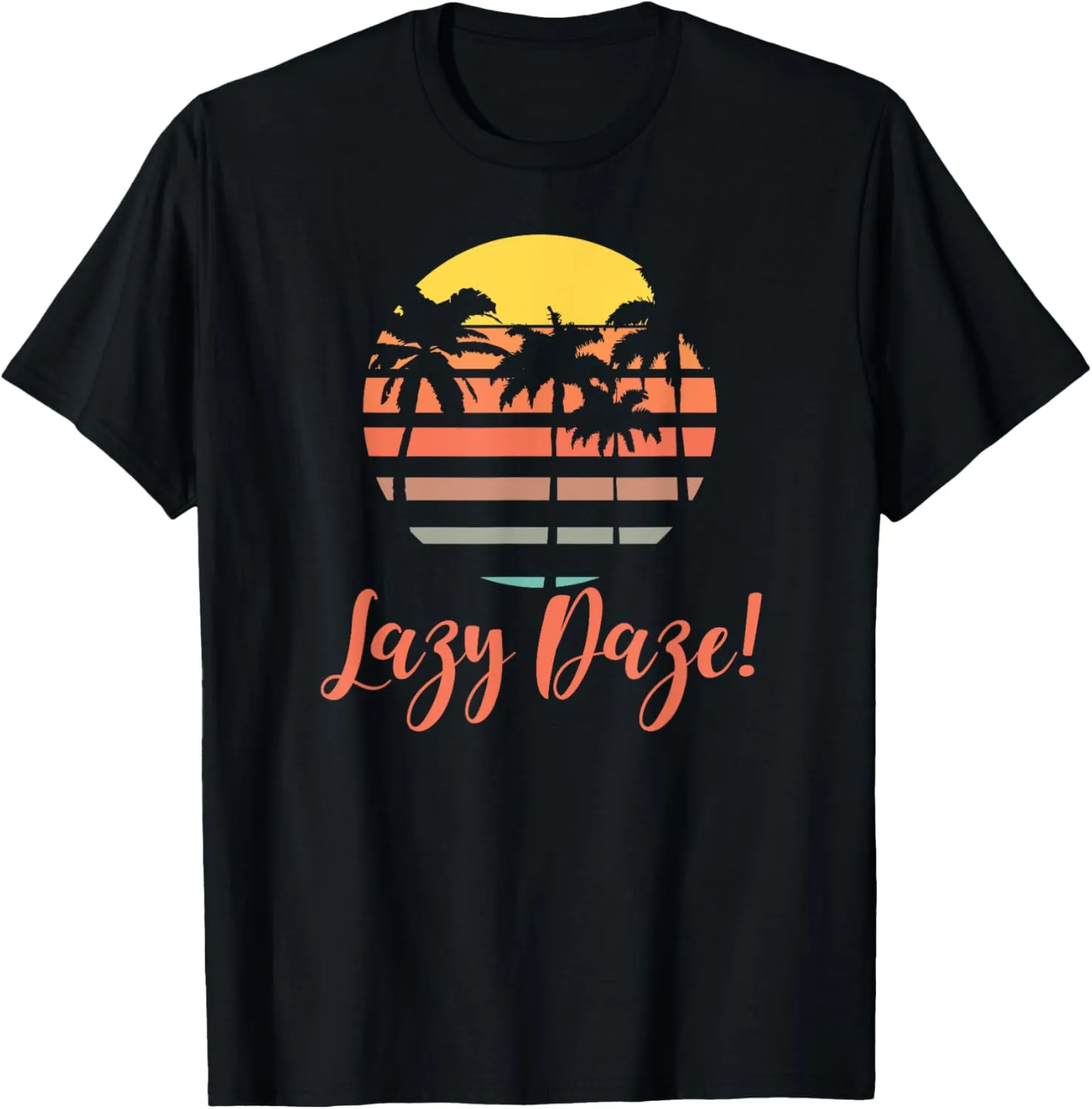 Lazy Daze with Vintage Summer Sunset T-Shirt