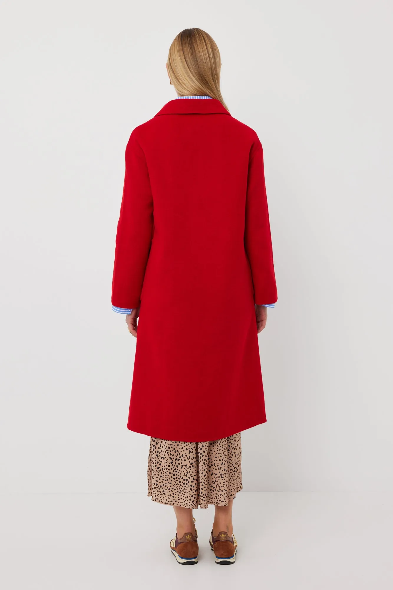 Mac Coat | Red Wool