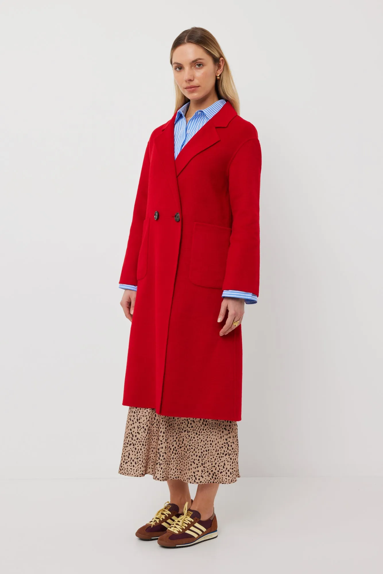 Mac Coat | Red Wool