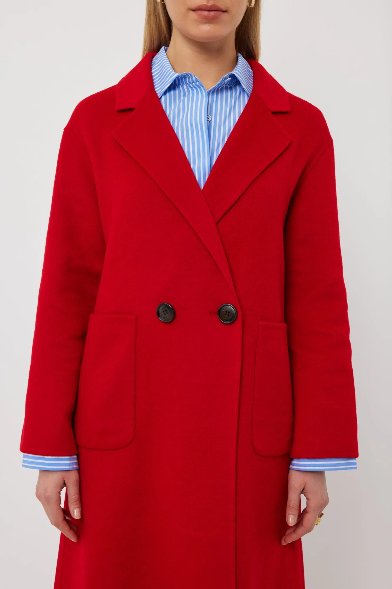Mac Coat | Red Wool