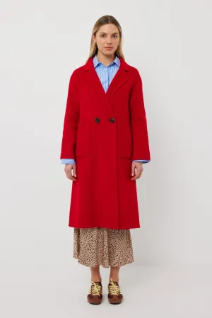 Mac Coat | Red Wool