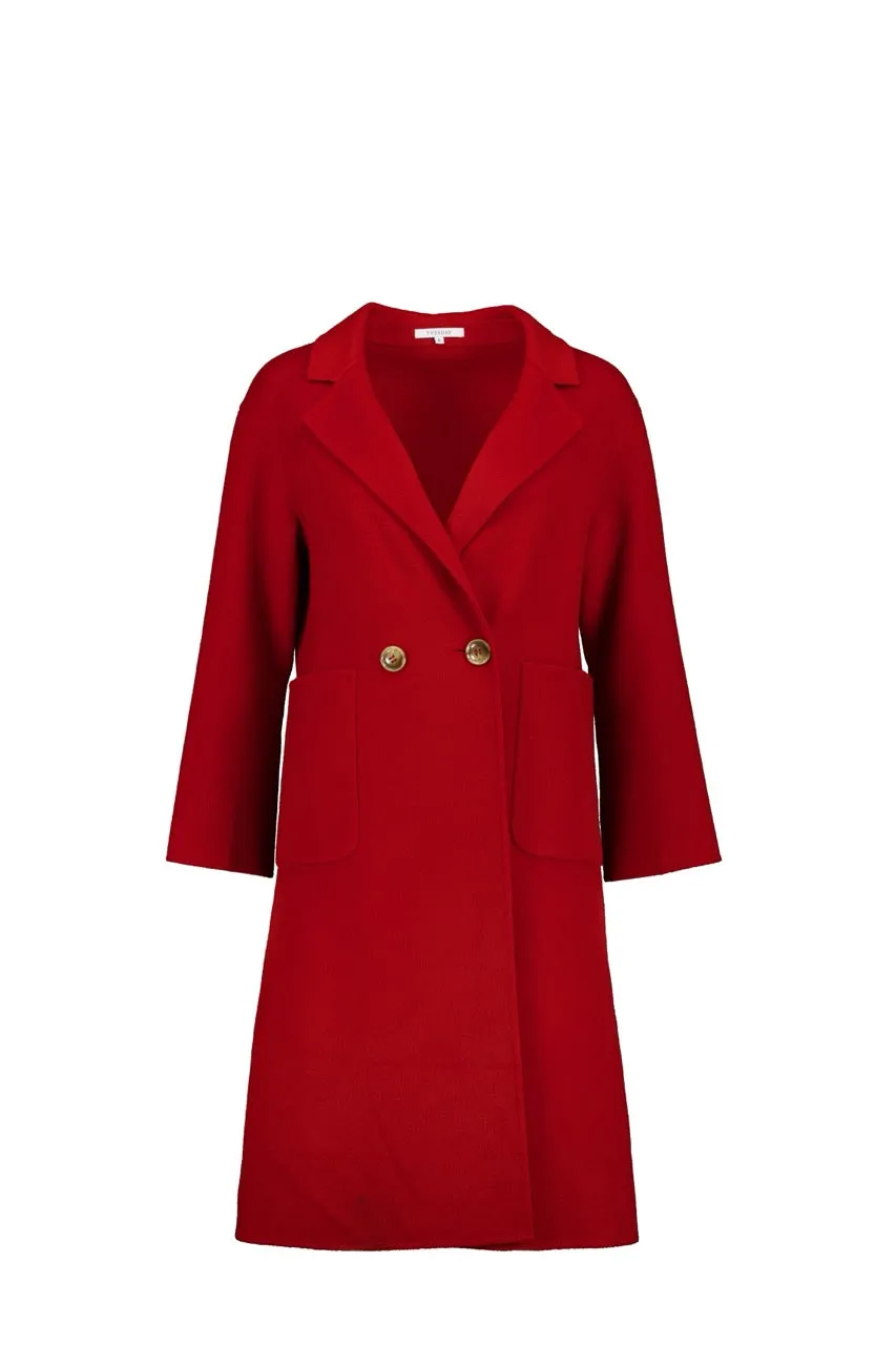 Mac Coat | Red Wool