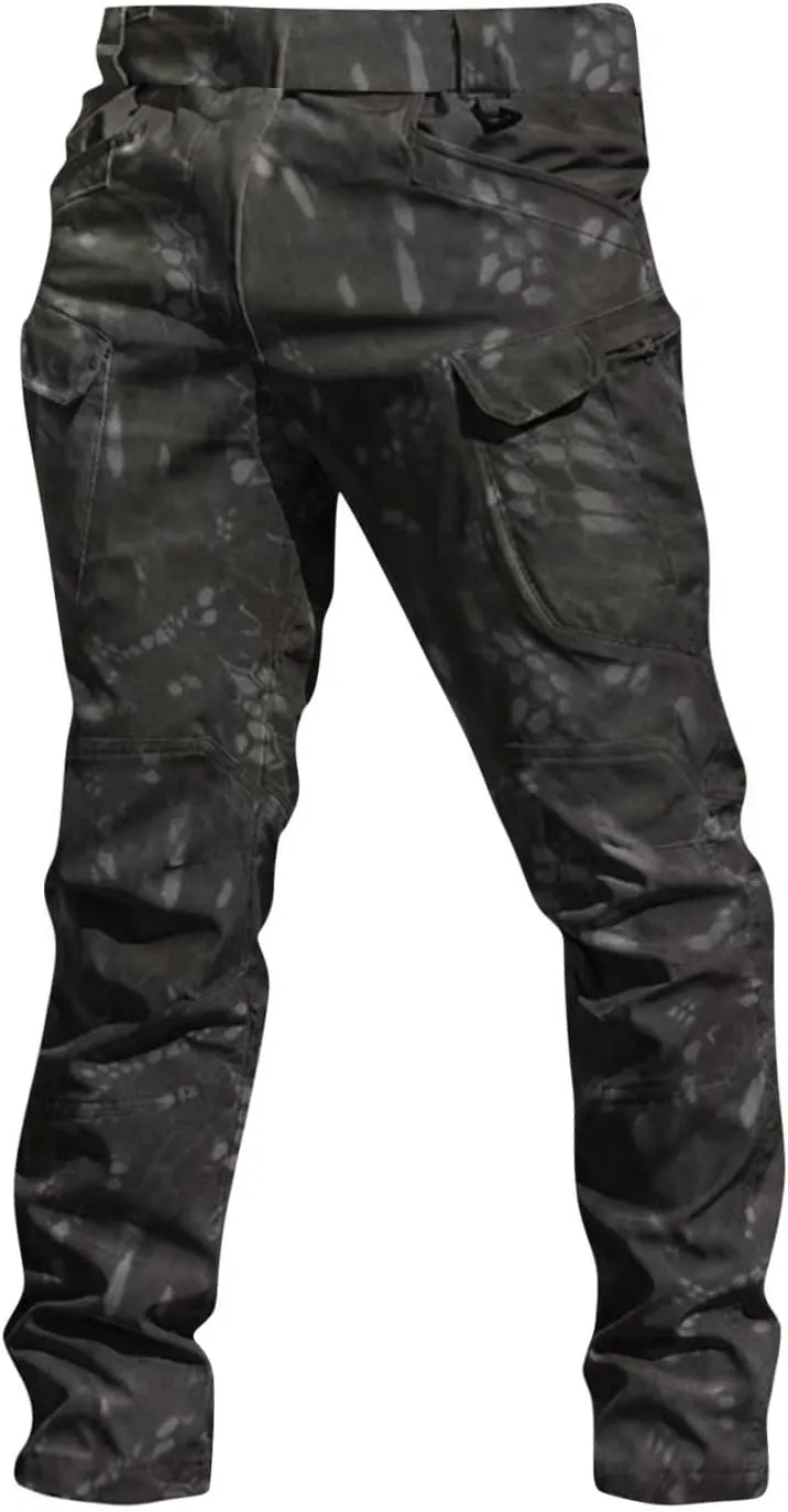 Mens Cargo Pants Classic Stretch Lightweight Hunting Work Pants Comfort Regular Resistant Travel Fishing Hiking Pants