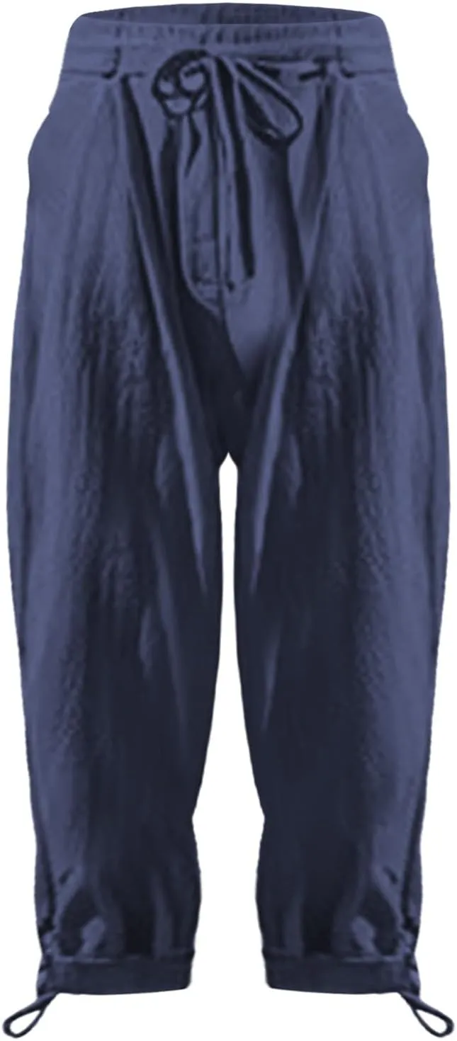 Mens Casual Pants Straight-Leg Vacation 2025 Summer Lightweight Pant Fashion Relax Fit with Pocket Plus Size Trousers