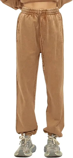Mens Casual Sweatpants Vintage Batik Baggy Pants Trendy Wash Workout Athletic Jogger Lounge Streetwear
