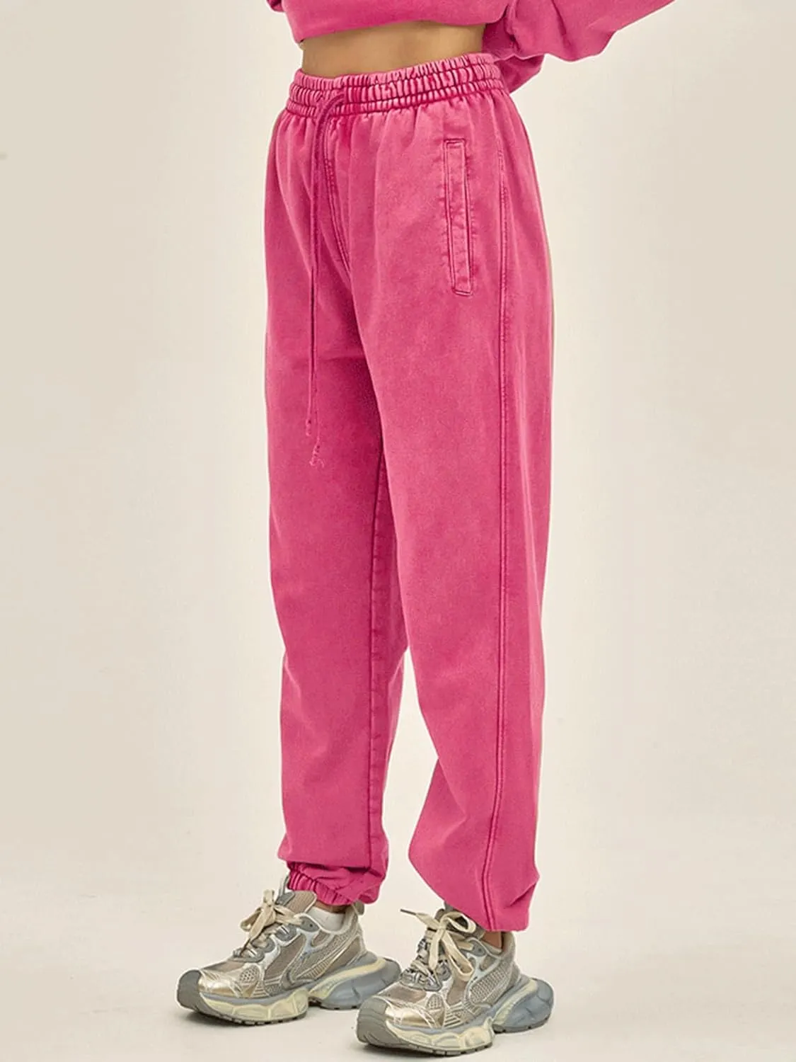 Mens Casual Sweatpants Vintage Batik Baggy Pants Trendy Wash Workout Athletic Jogger Lounge Streetwear