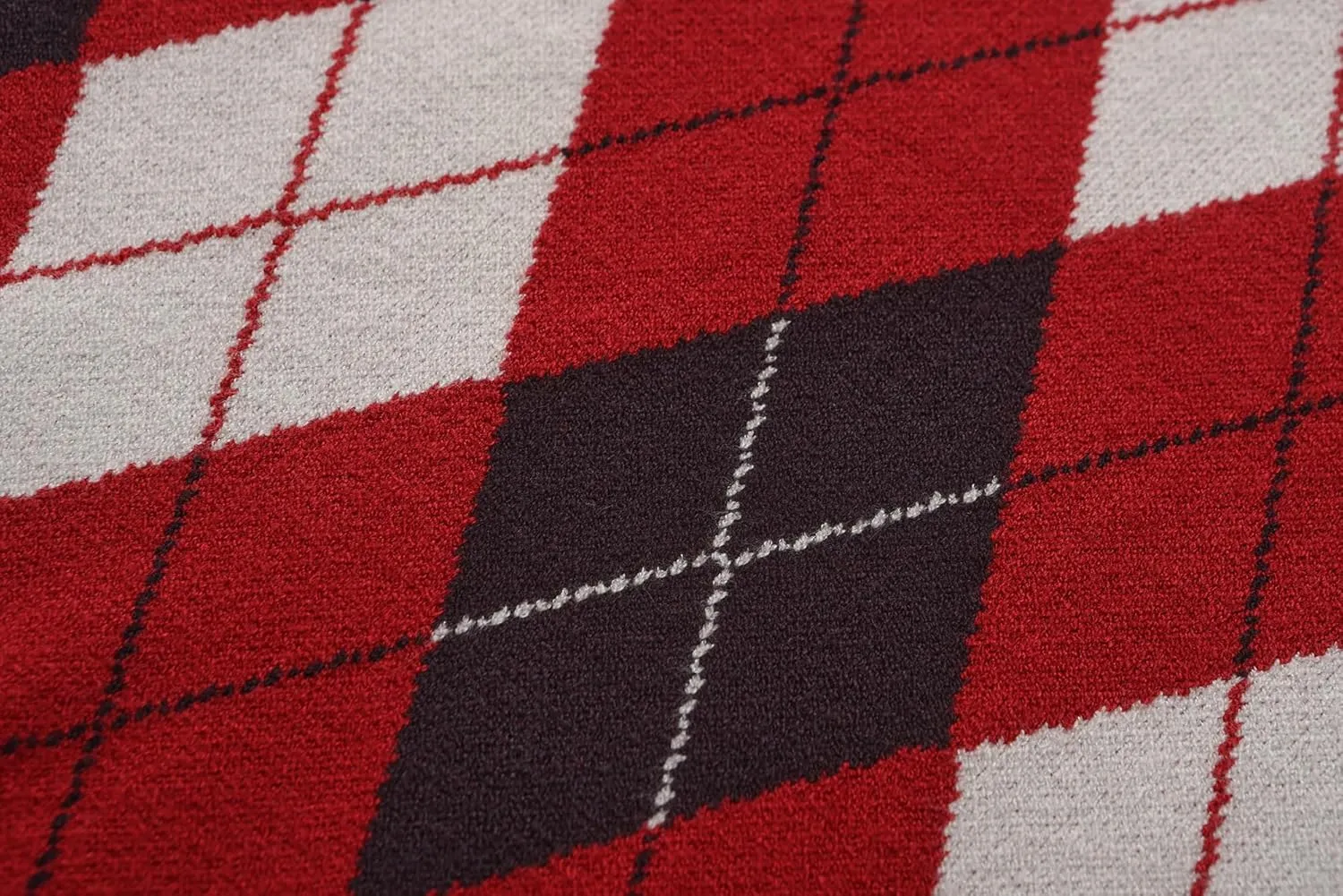 Men's Wool Blend Plaid Sweater V Neck Knitted Long Sleeve Argyle Pullover for Casual Or Dressy Wear
