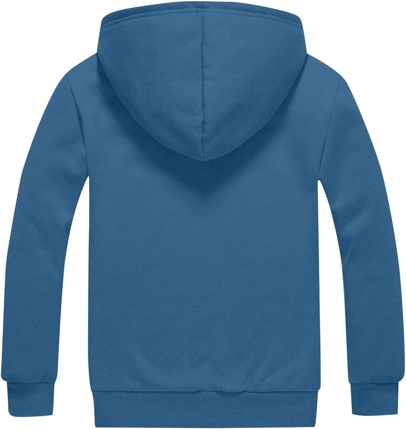Mens Zip Up Hoodie Loose Fit Plus Size Fleece Lined Hooded Sweatshirt Comfy Warm Work Sherpa Jacket with Pockets