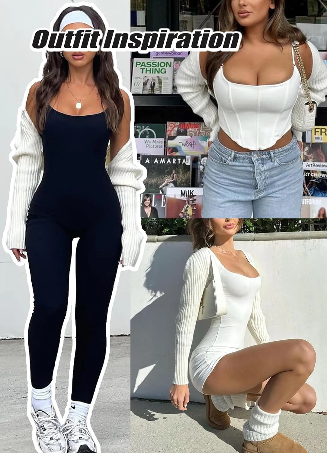 Navneet Women Knit Bolero Shoulder Shrug Sweater Long Sleeve Open Cropped Cardigan