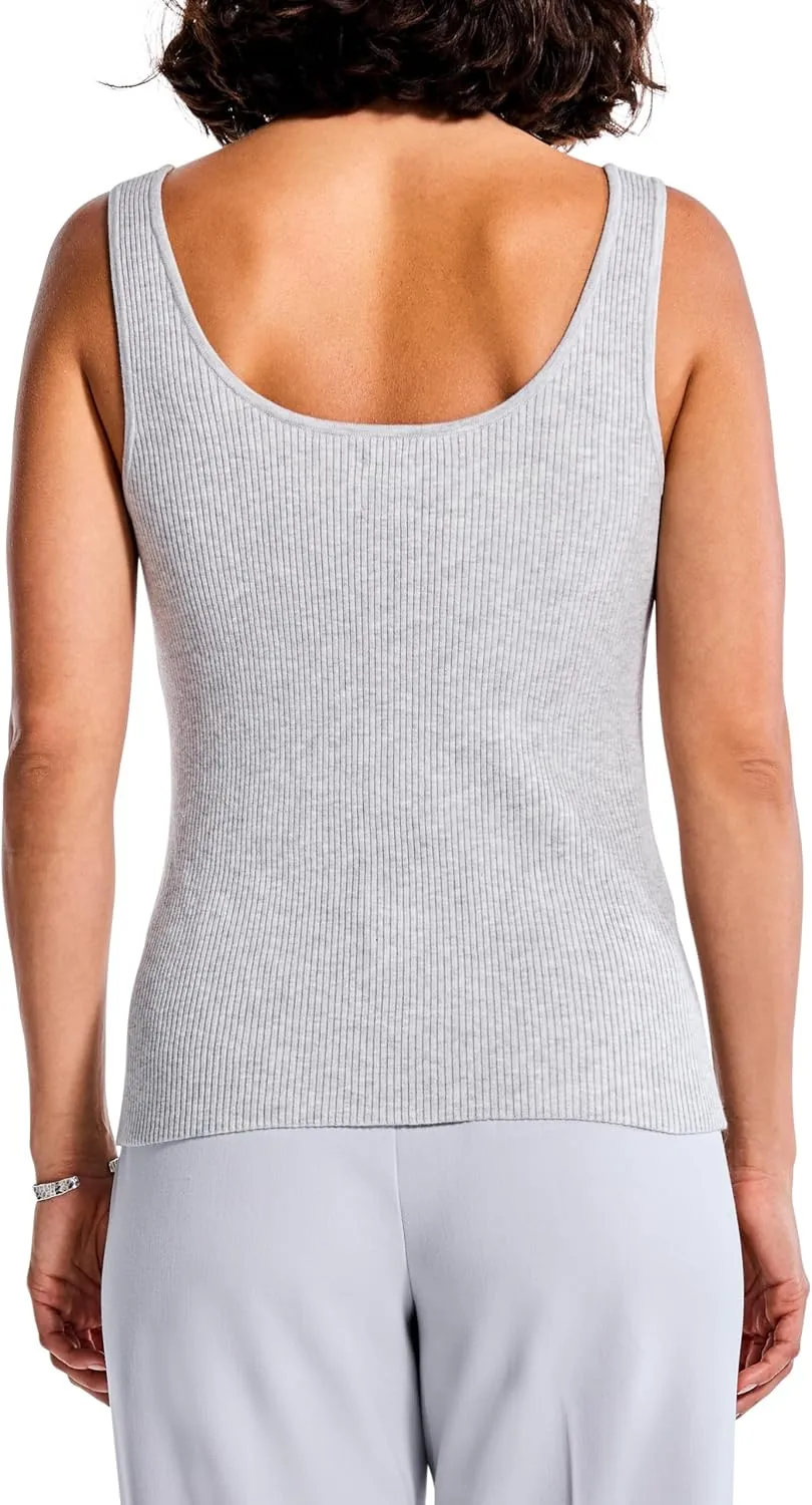 NIC ZOE Women's Rib Sweater Tank