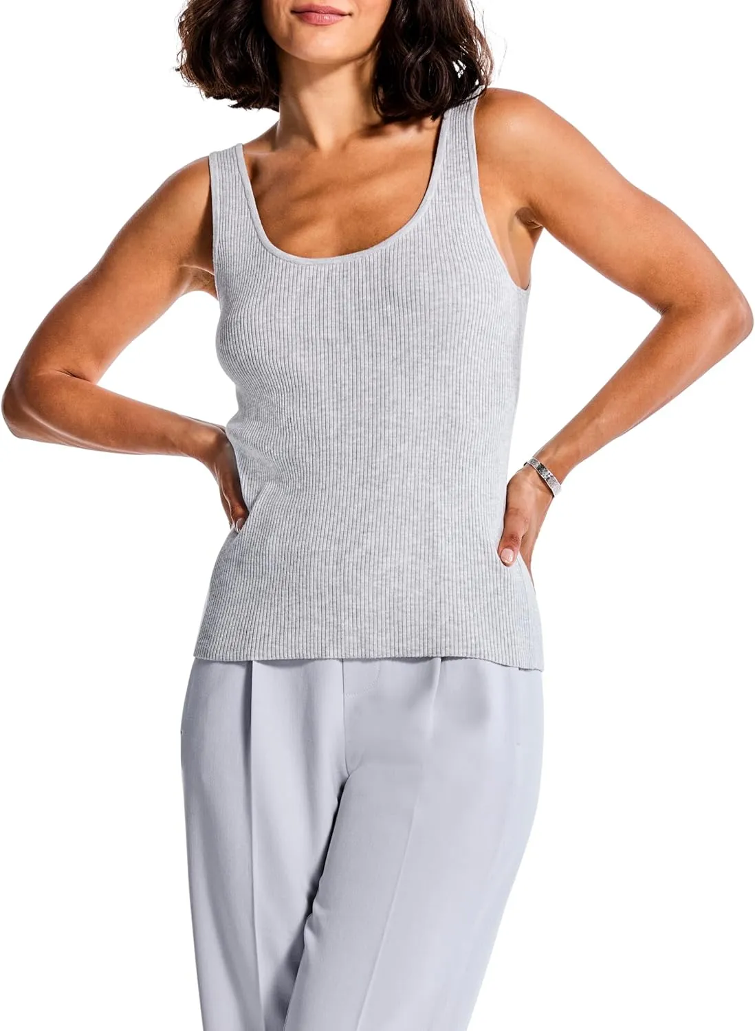 NIC ZOE Women's Rib Sweater Tank