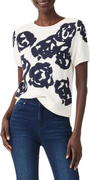 NIC ZOE Women's Rose Bloom Sweater