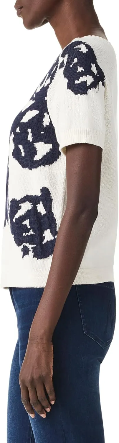 NIC ZOE Women's Rose Bloom Sweater