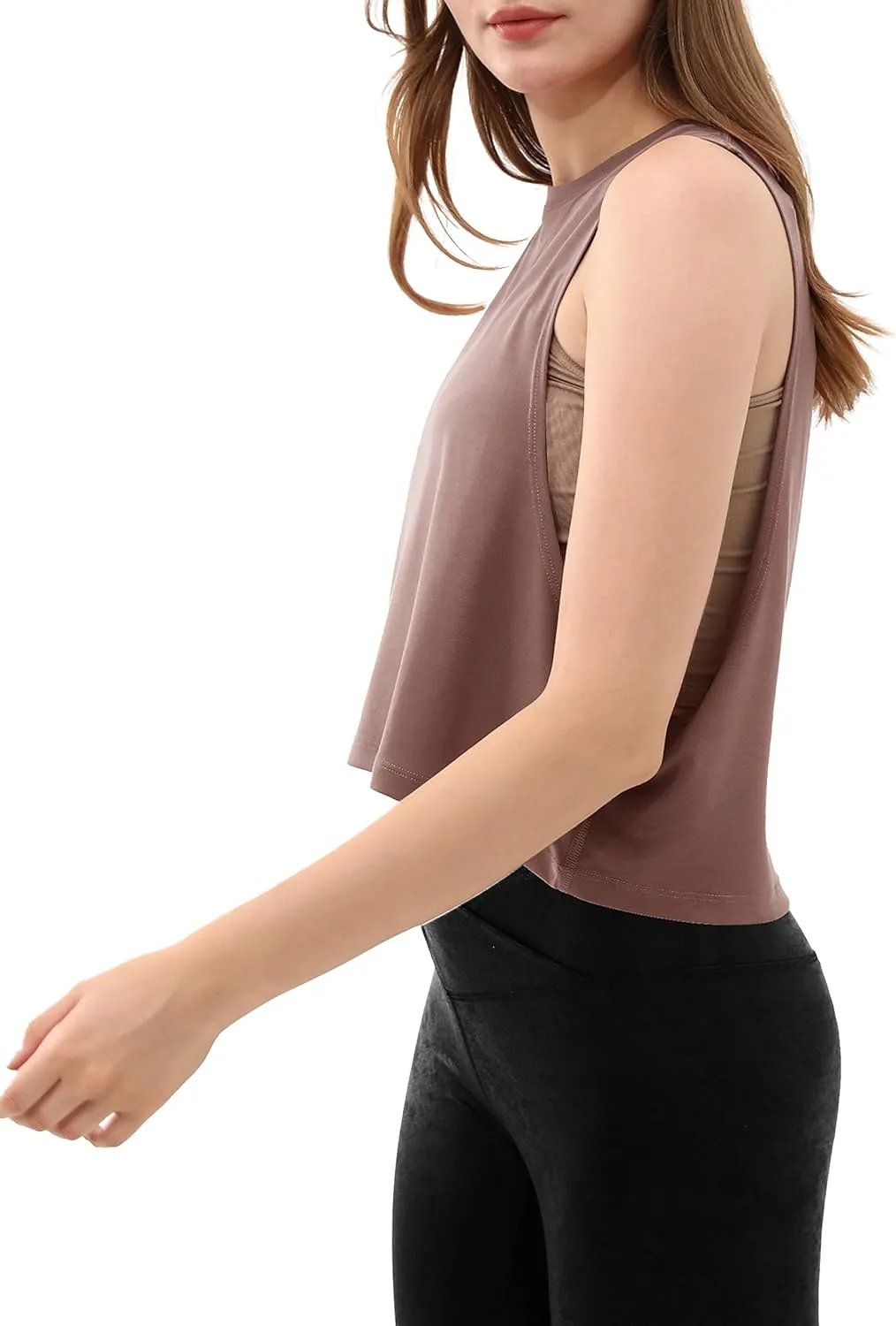 ODODOS 3-Pack Loose Tank Tops for Women Sleeveless Gym Athletic Workout Tops Yoga Shirts