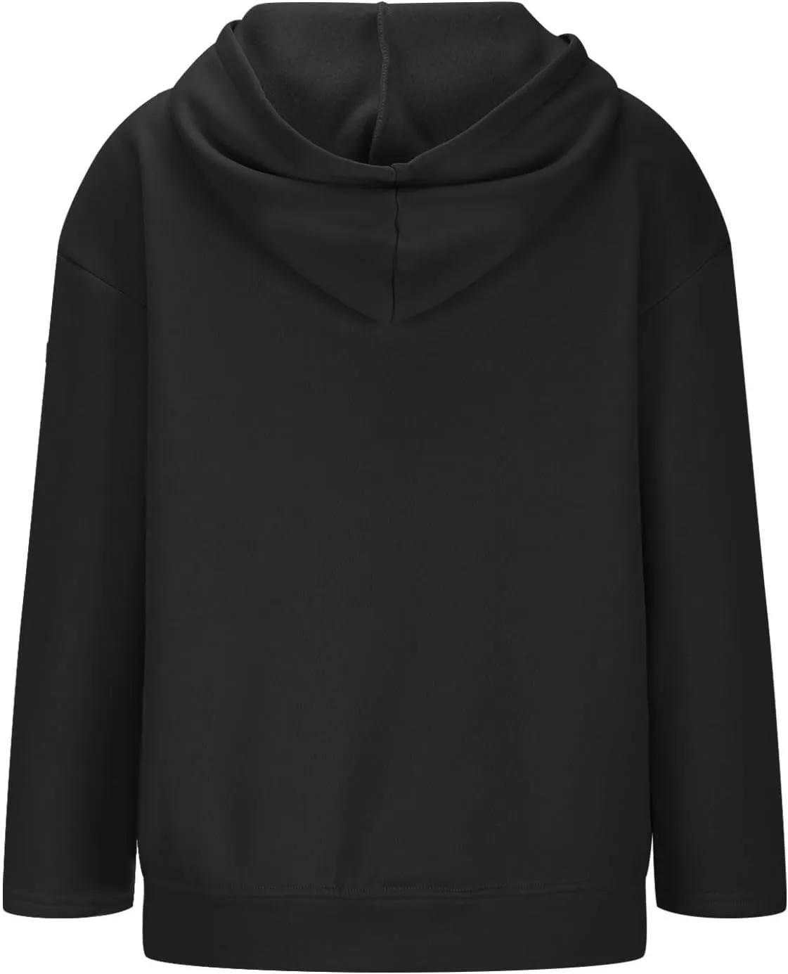 Oversized Hoodie For Womens Solid Color Sweatshirts Long Sleeve Fleece Pullover with Pocket Trendy Fall Outfits