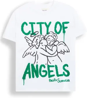 PacSun Men's City of Angels Oversized T-Shirt - Multicolor