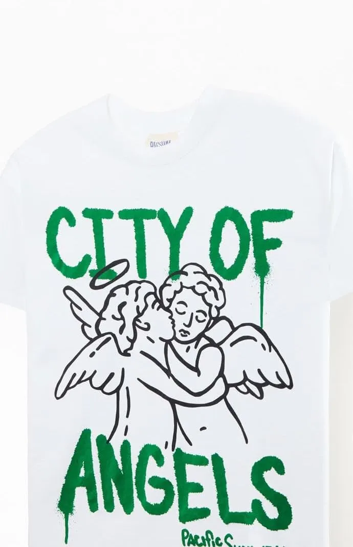 PacSun Men's City of Angels Oversized T-Shirt - Multicolor