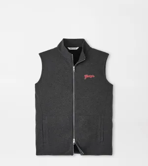 Peter Millar - Georgia Script™ Crown Sweater Fleece Vest - Iron