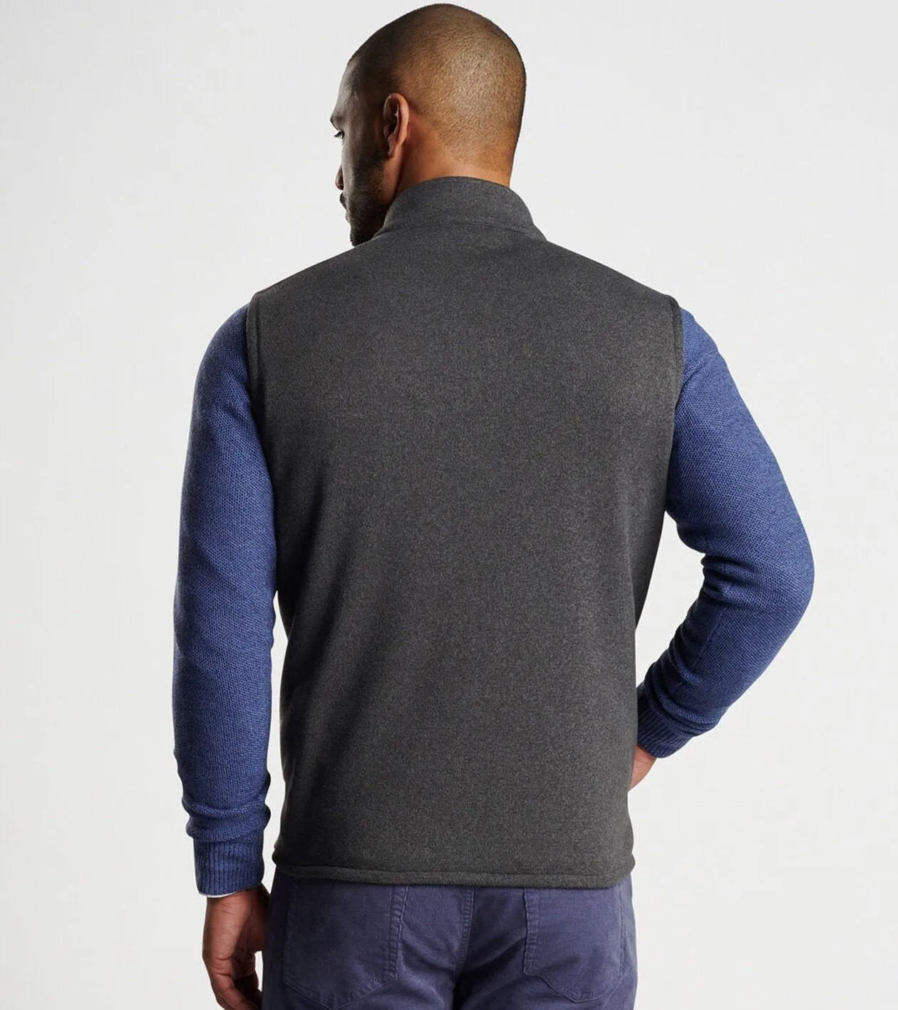 Peter Millar - Georgia Script™ Crown Sweater Fleece Vest - Iron