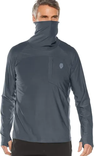 PIQIDIG Men's Sun Protection Hoodie Shirts UPF 50  Long Sleeve Rash Guard Performance Athletic Running Hiking T-Shirt