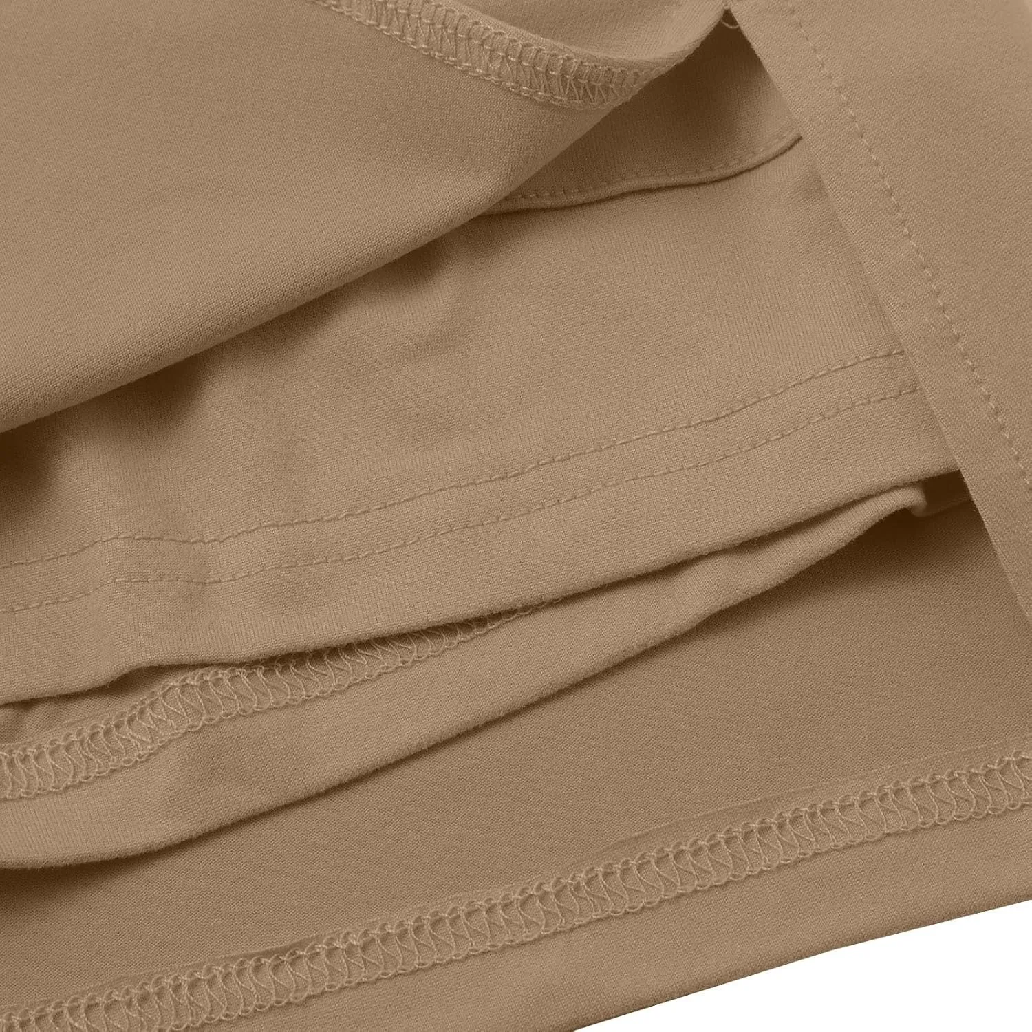 Plus Size Skorts for Curvy Women Short Tennis Skirt with Slit Pockets Built in Shorts High Waisted Workout Outfits