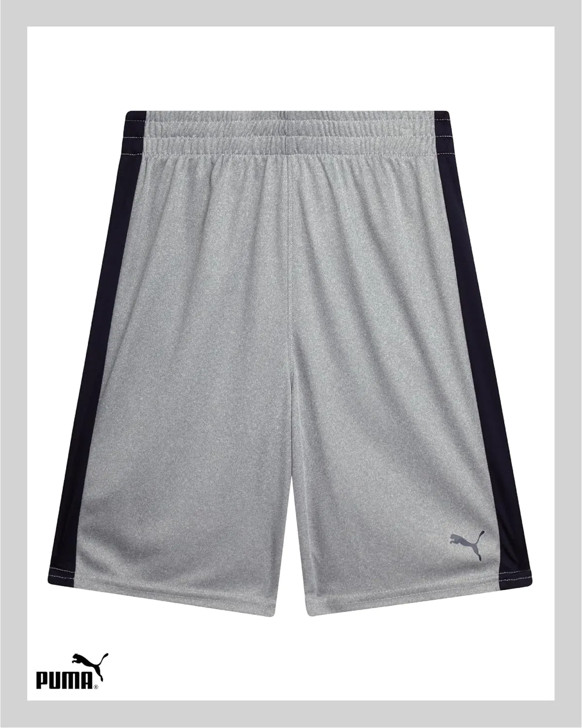 PUMA Boys' Active Shorts Set - 3 Piece Performance T-Shirt, Dry Fit Tank Top, and Gym Shorts - Activewear Set for Boys (4-16)