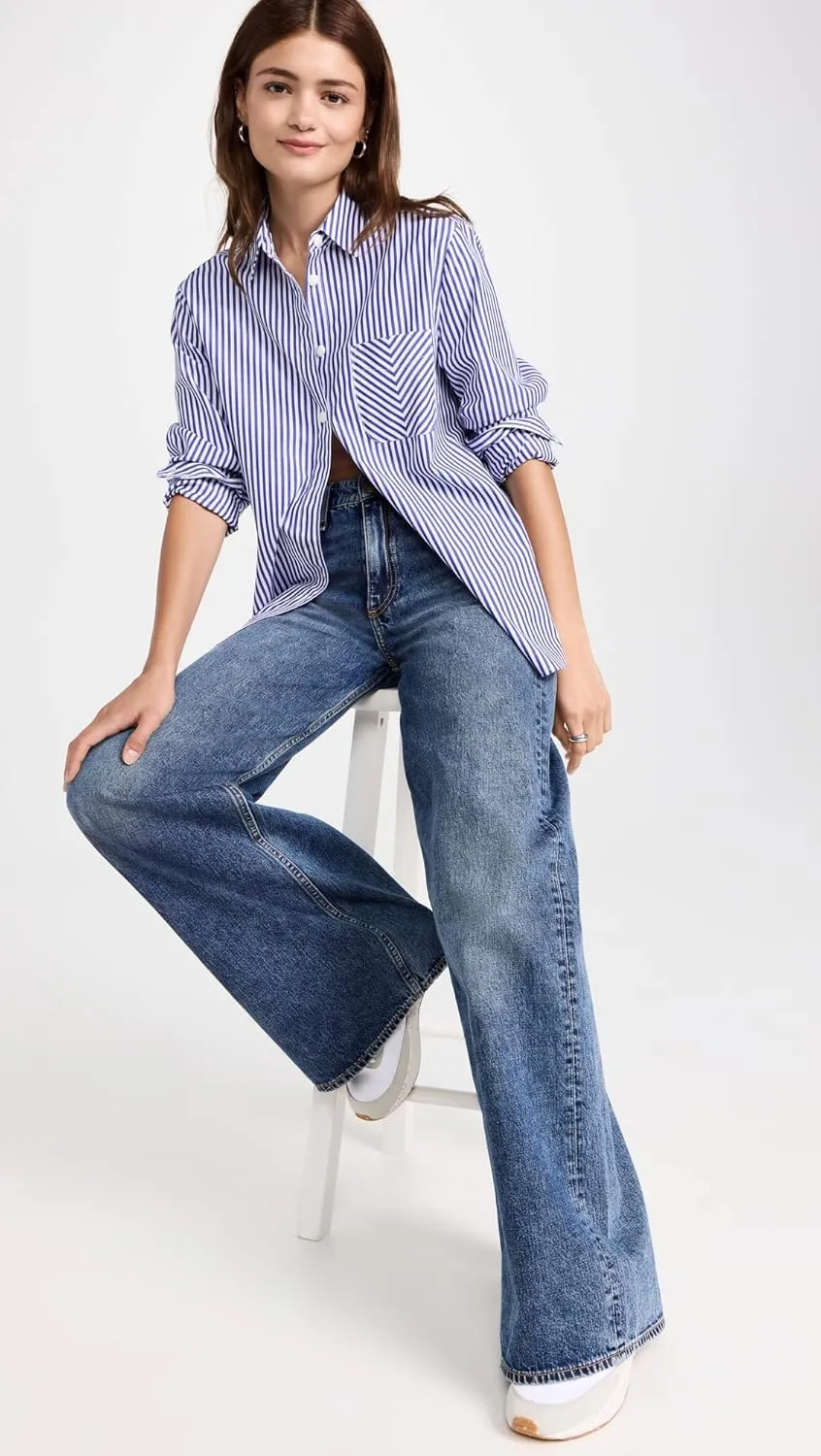 rag & bone Women's ICON Maxine Button Down Shirt