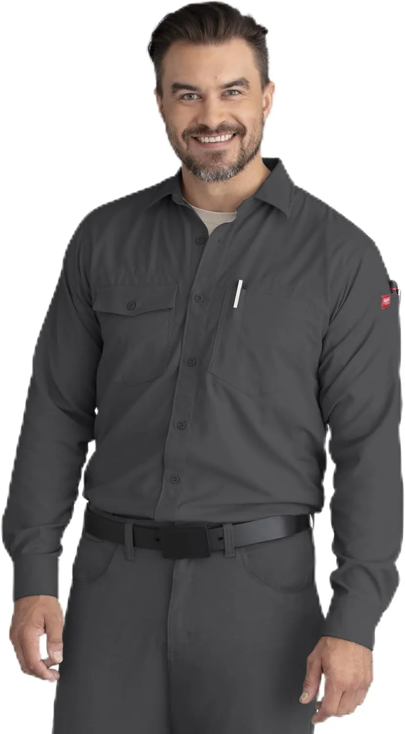 Red Kap Men's Cooling Long Sleeve Work Shirt