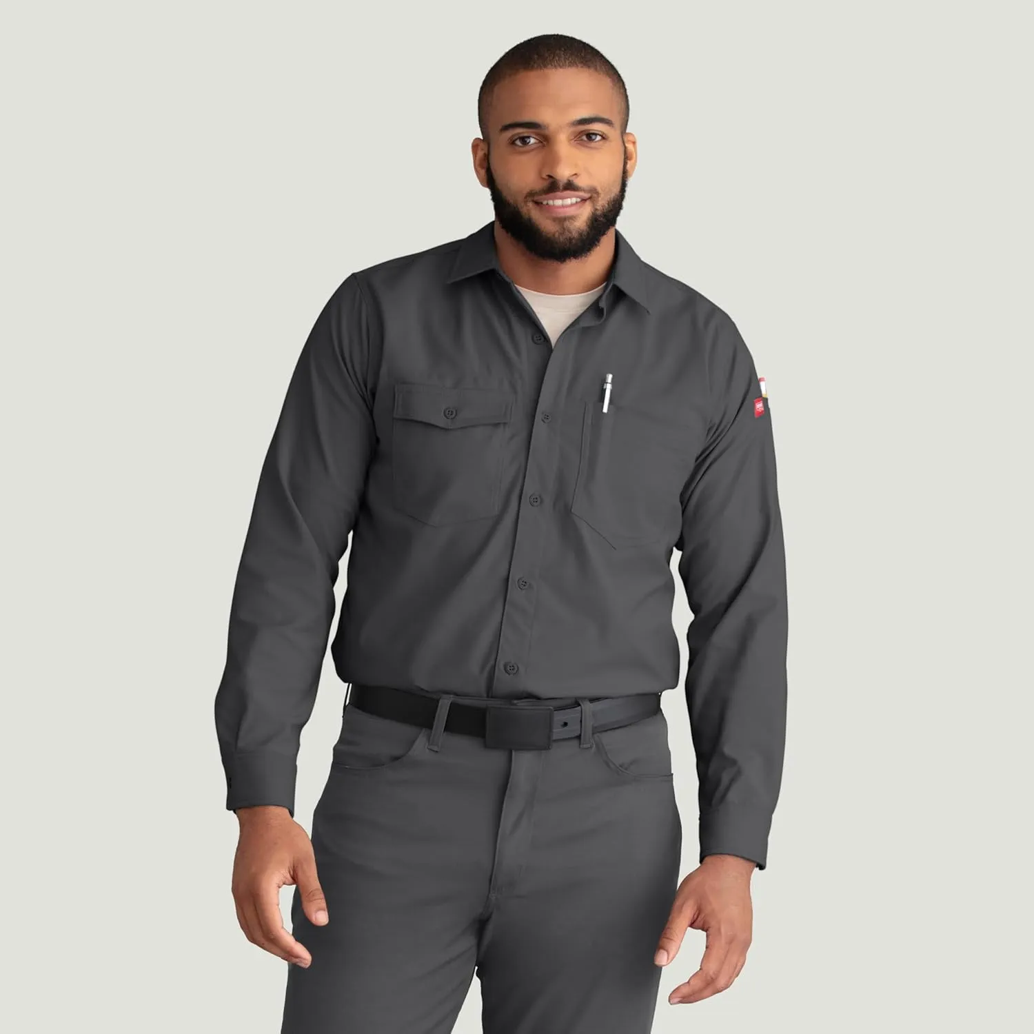 Red Kap Men's Cooling Long Sleeve Work Shirt