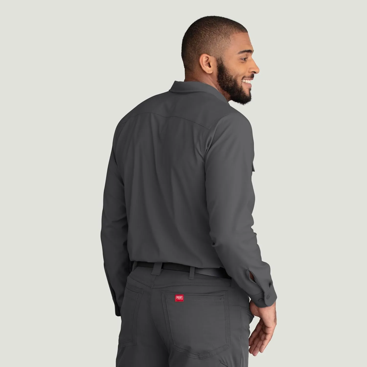 Red Kap Men's Cooling Long Sleeve Work Shirt