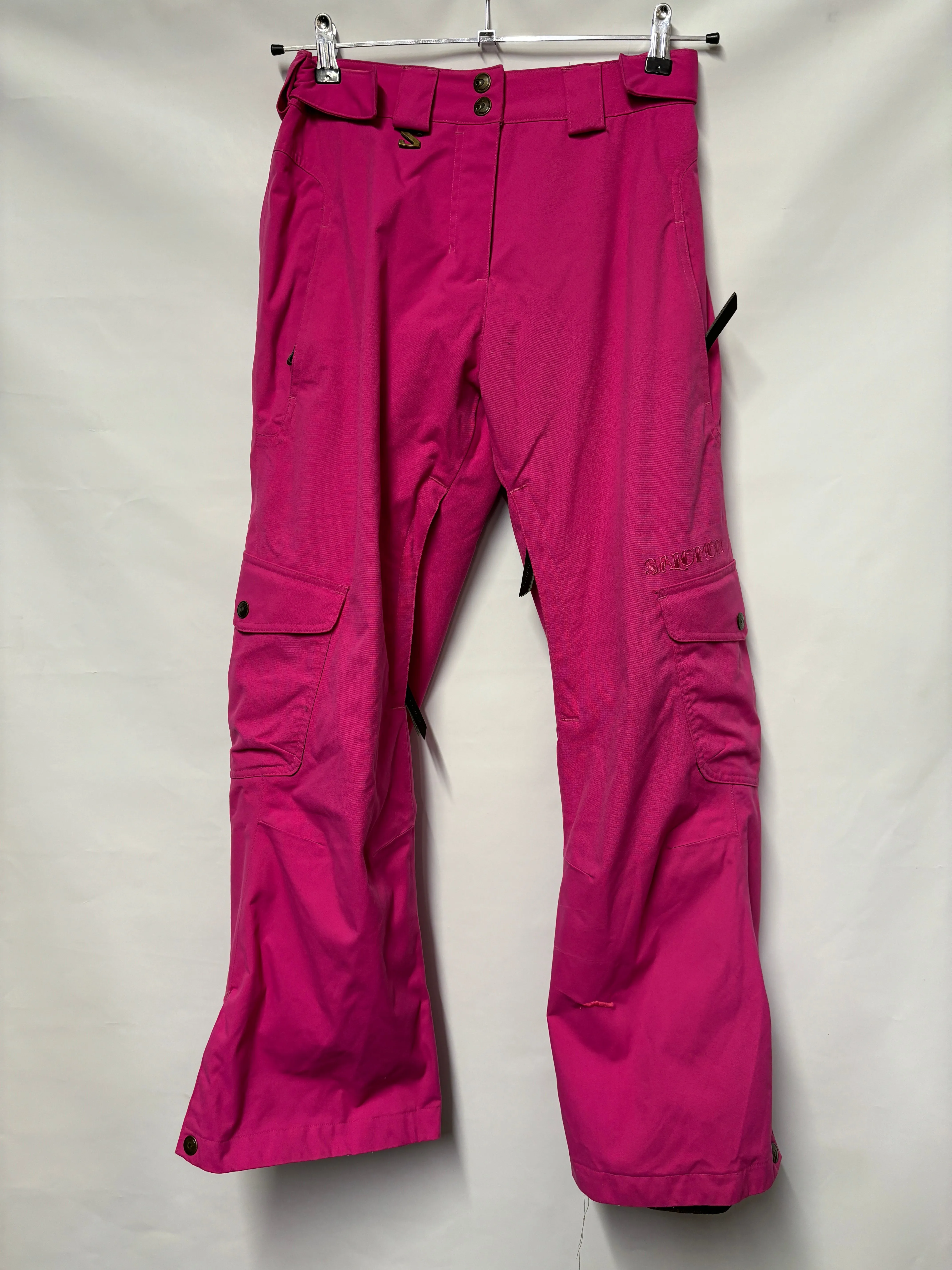 Salomon Pink Two Piece Waterproof Clima Pro 10,000/ Acti Loft Ski Set Small - Medium