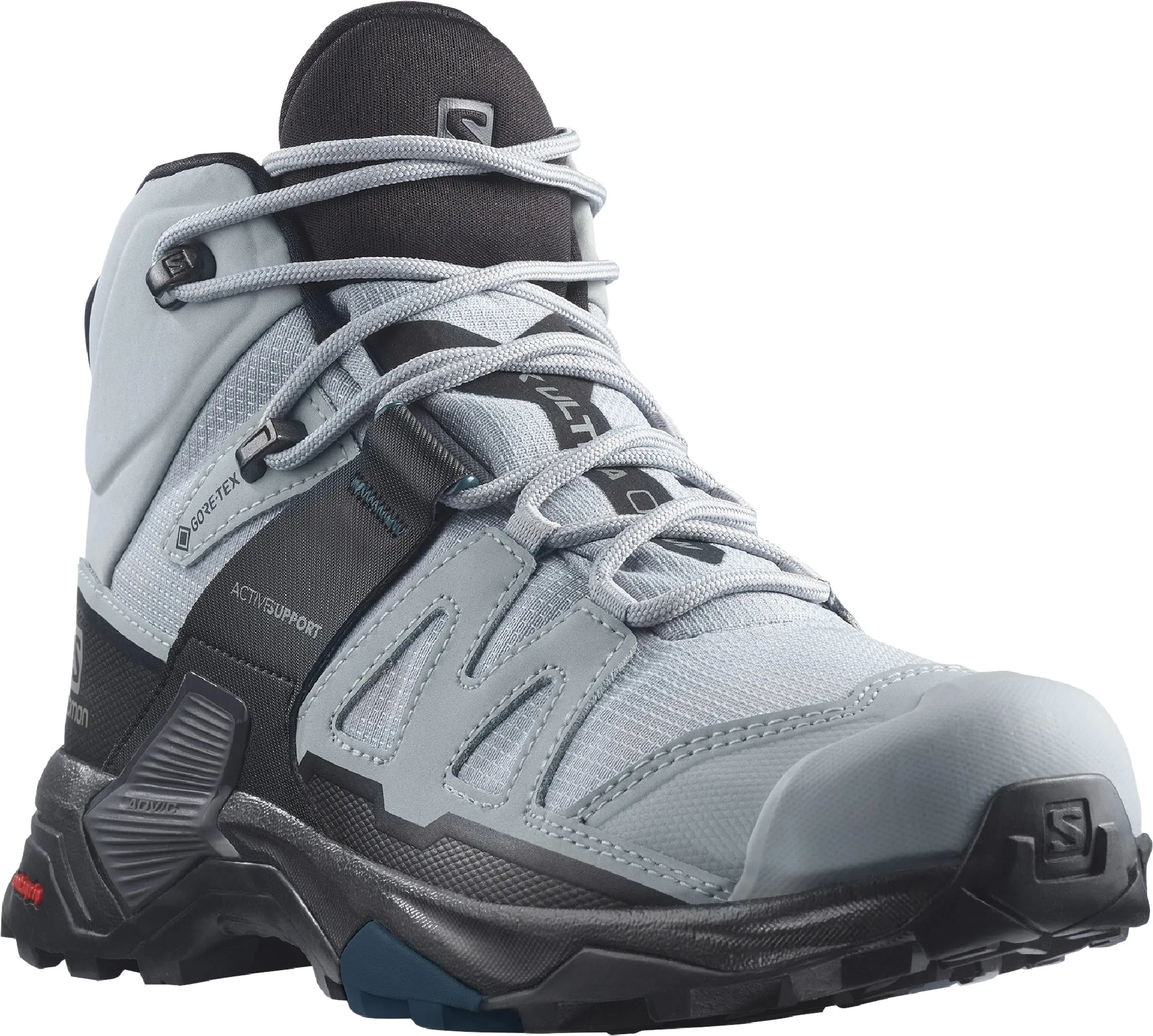 Salomon X Ultra 4 Mid GORE-TEX WIDE FIT Womens Walking Boots - Blue