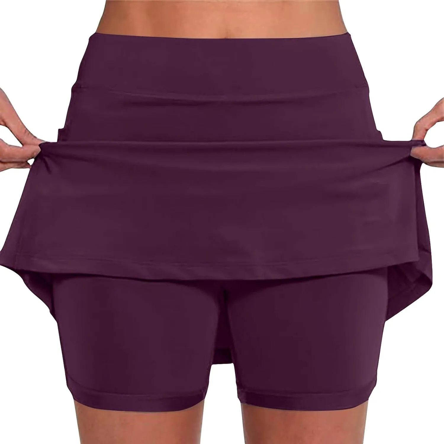 Skorts for Woman 2025 Summer Skorts for Women with Pockets Casual Tennis Skirt Golf Skirts Plus Size Skort Running Shorts