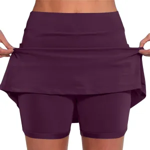 Skorts for Woman 2025 Summer Skorts for Women with Pockets Casual Tennis Skirt Golf Skirts Plus Size Skort Running Shorts