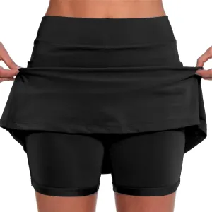 Skorts for Woman High Wasited Athletic Skirt with Shorts Underneath Plus Size Sports Pants Tennis Golf Workout Skirts