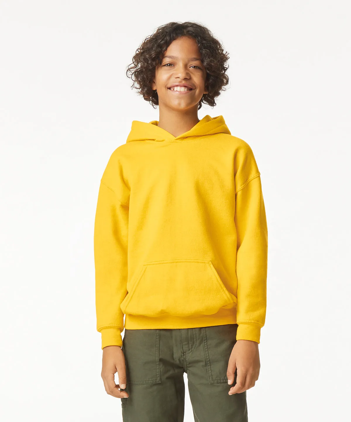 Softstyle midweight fleece youth hoodie | Pink Lemonade