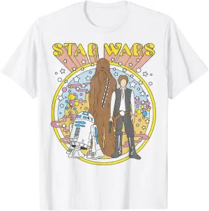 Star Wars Vintage Psych Rebels Disney  T-Shirt