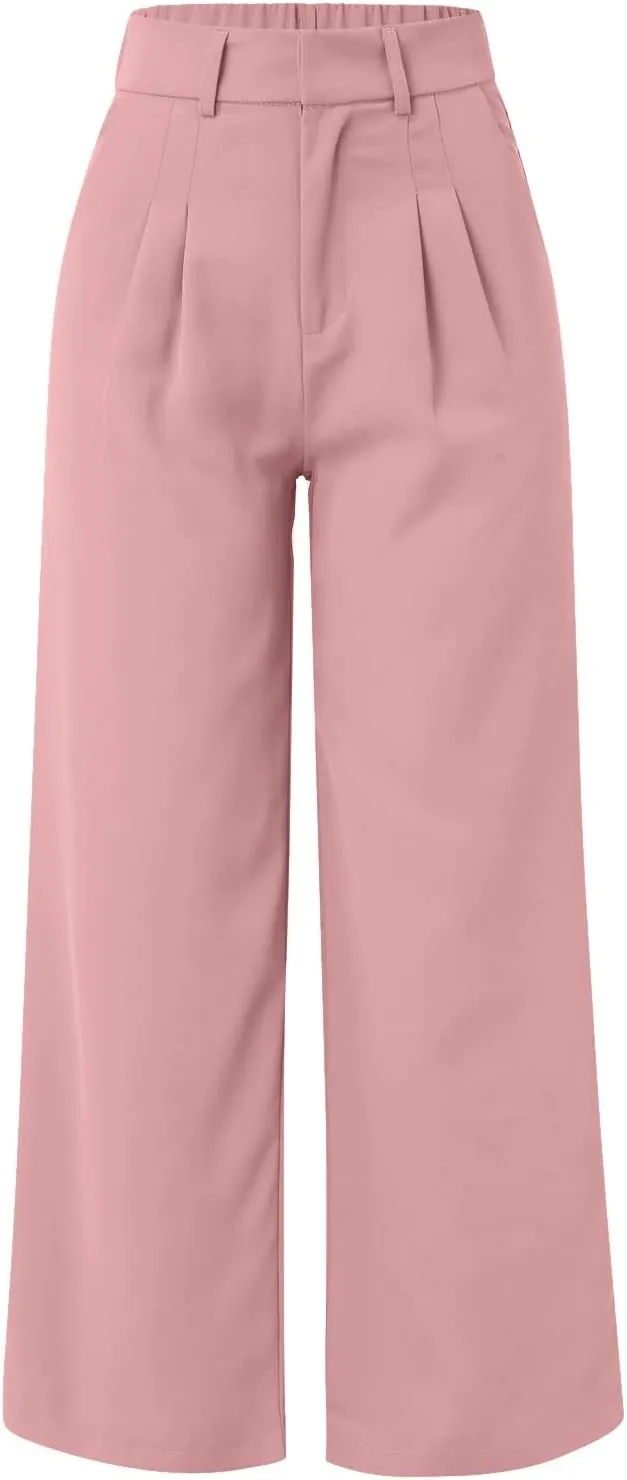 Sweatpants Women Business Summer Tummy Control Casual Solid High Waist Dress Pants Trouser Pants Comfortable Flowy